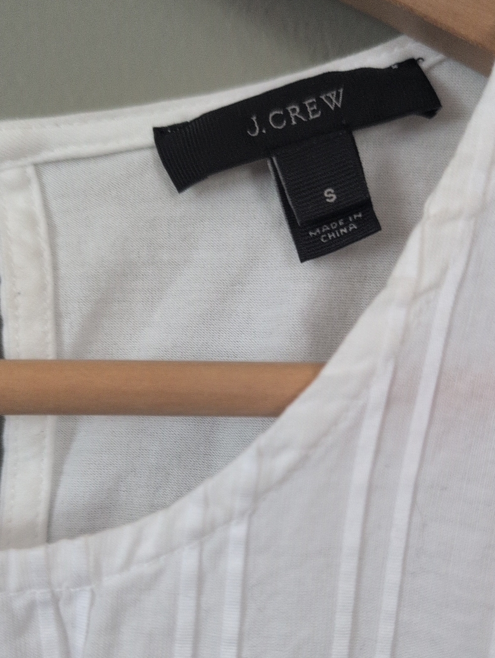 J. Crew White Peplum Style Top - Picture 2 of 3